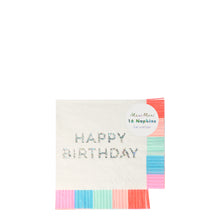 Load image into Gallery viewer, Happy Birthday Fringe Napkins
