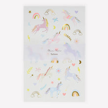 Load image into Gallery viewer, Unicorn Tattoo Sheets

