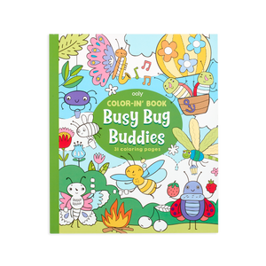 Color-in' Book: Busy Bugs