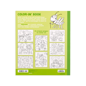 Color-in' Book: Busy Bugs