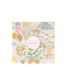 Load image into Gallery viewer, Happy Doodle Large Napkins
