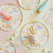 Load image into Gallery viewer, Happy Doodle Dinner Plates
