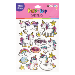 Unicorns Pop-Up Stickers