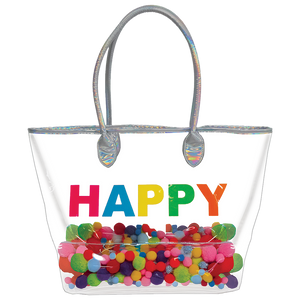 Happy Clear Tote Bag