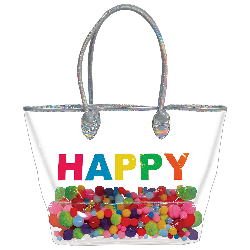 Happy Clear Tote Bag