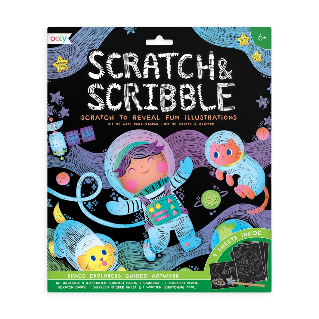 Space Scratch Card Kit