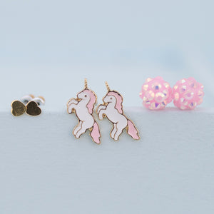 Unicorn Studded Earrings