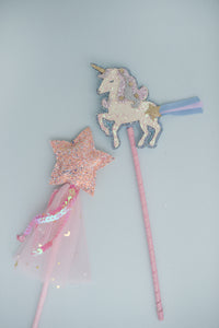 Unicorn & Star Wand Set