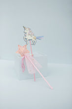 Load image into Gallery viewer, Unicorn &amp; Star Wand Set
