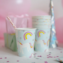 Load image into Gallery viewer, Unicorn Cups (set of 8)
