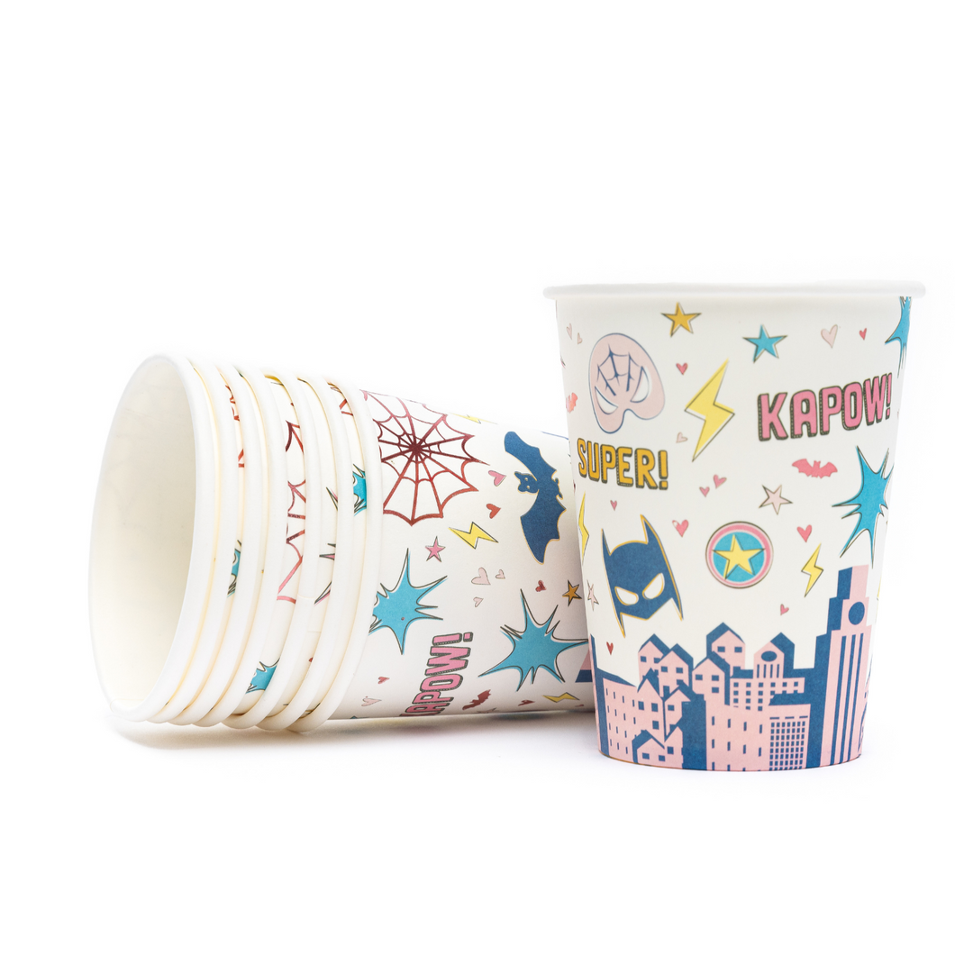 Superhero Star Cups