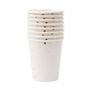 Gold Star Party Cups