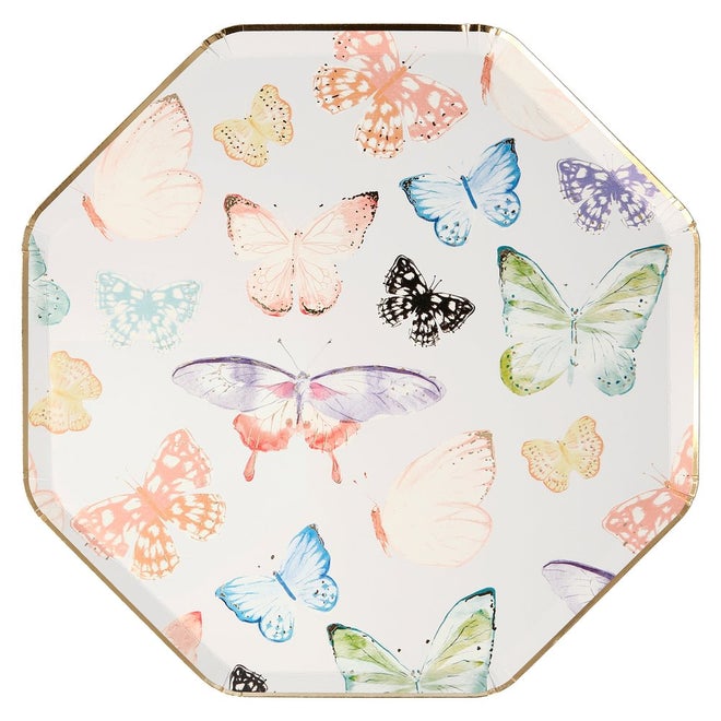 Butterfly Plates (set of 8)