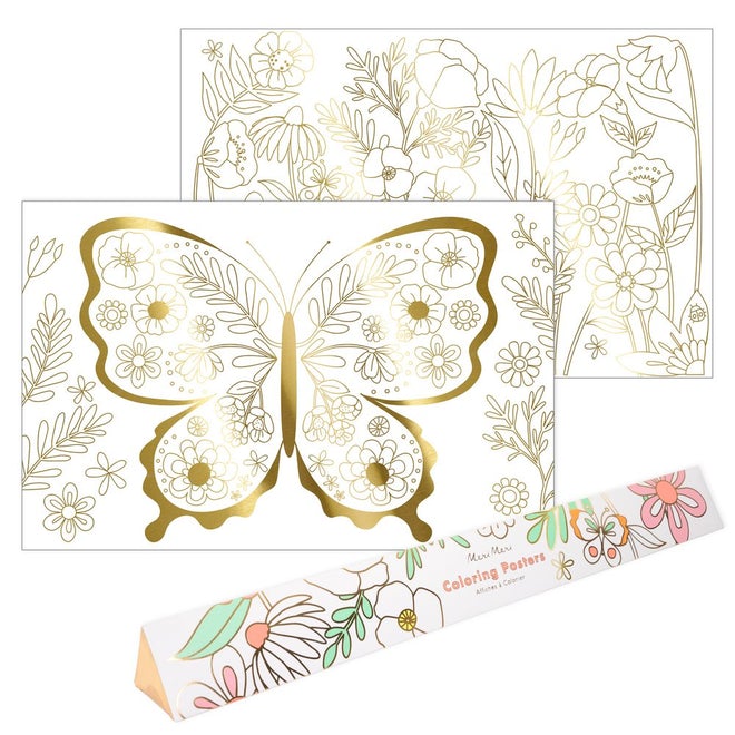 Butterfly Coloring Posters