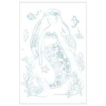 Load image into Gallery viewer, Mermaid Coloring Pages
