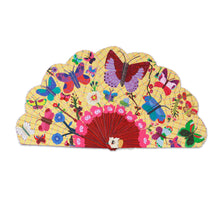 Load image into Gallery viewer, Butterfly Paper Fan
