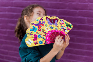 Butterfly Paper Fan